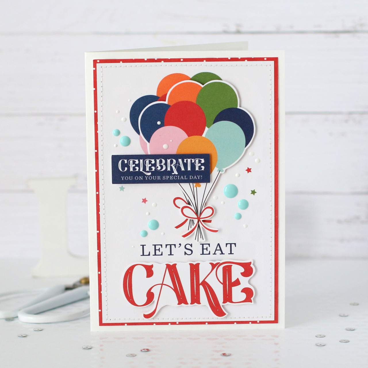Birthday Salutations Element Sticker - Echo Park Paper Co