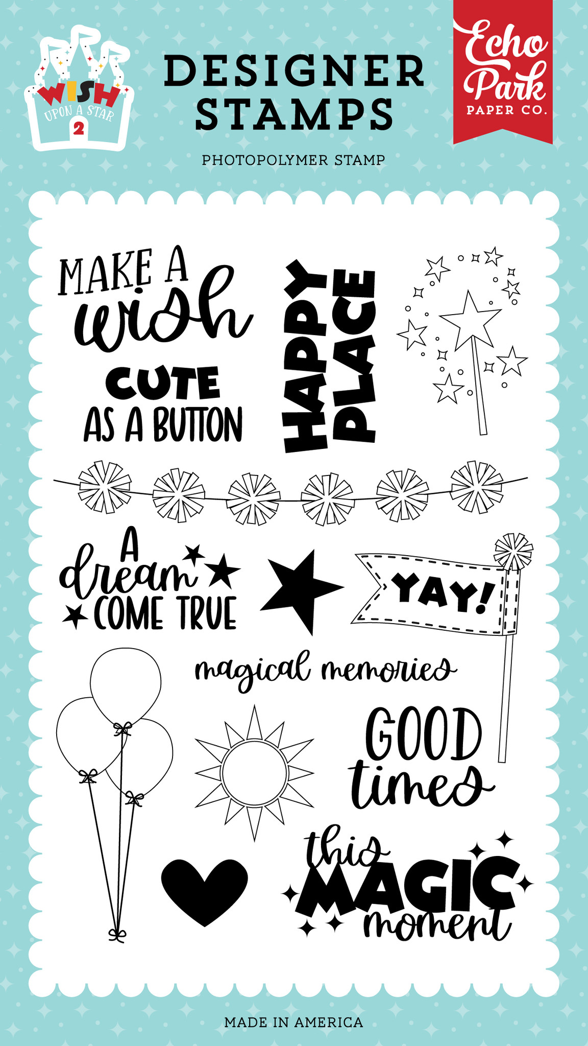 Wish Upon A Star: Make A Wish Stencil - Echo Park Paper Co.