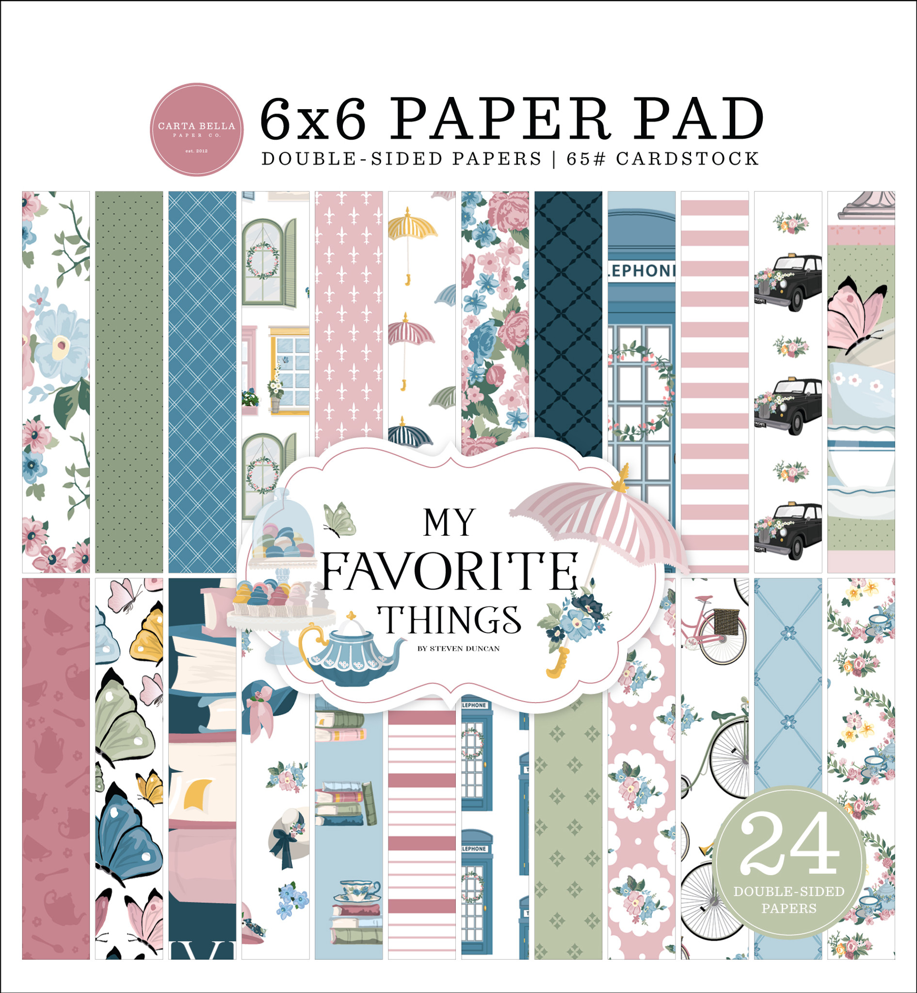 Carta Bella Paper - My Favorite Things Collection - Sticker Book