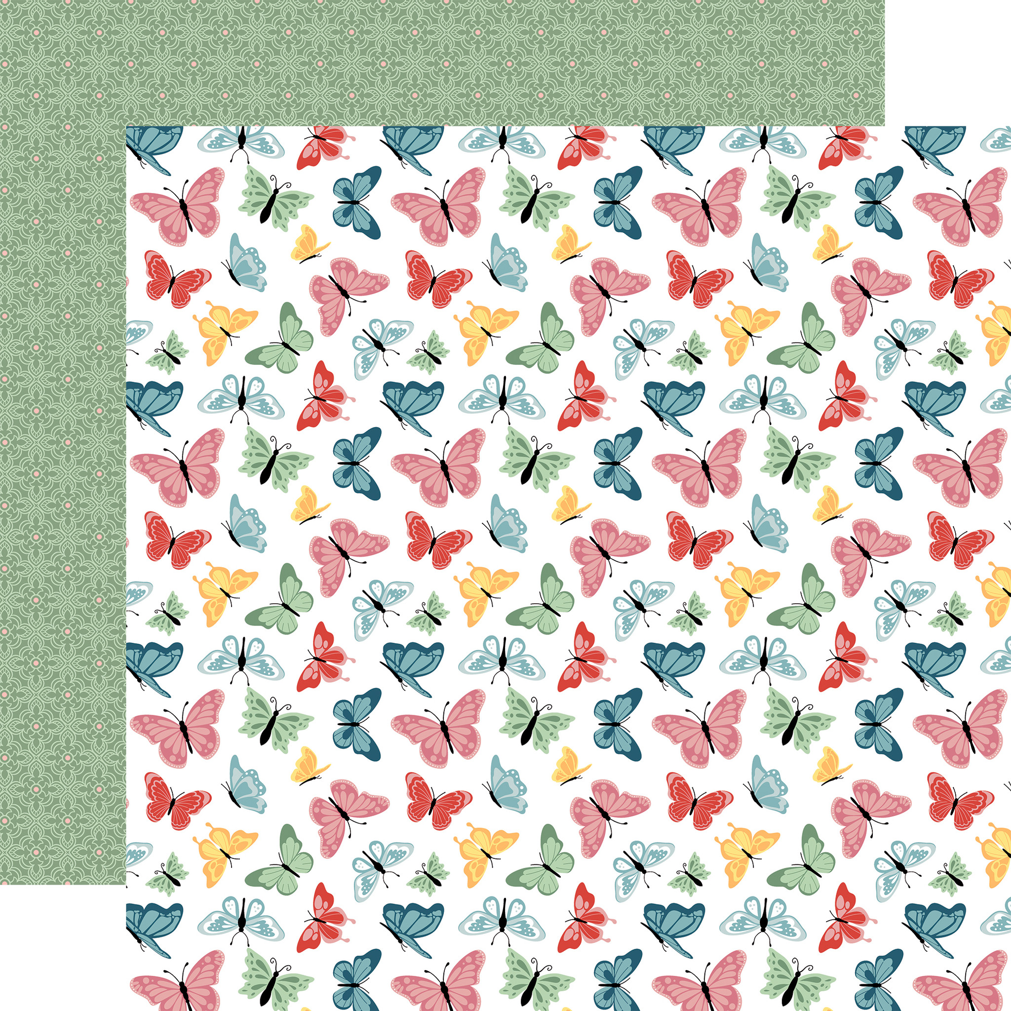 PATTERNED PAPER- Delicate Patterns Card Stock 8-pack