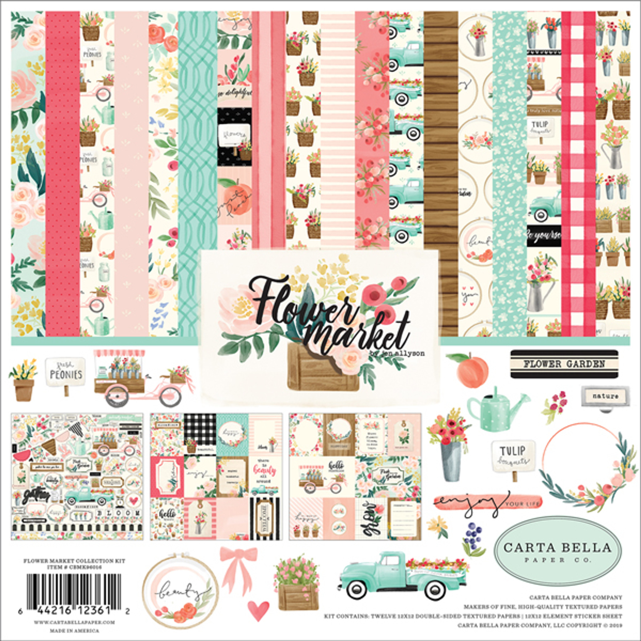 Carta Bella Paper - Flora No. 6 Collection - 12 x 12 Collection Kit