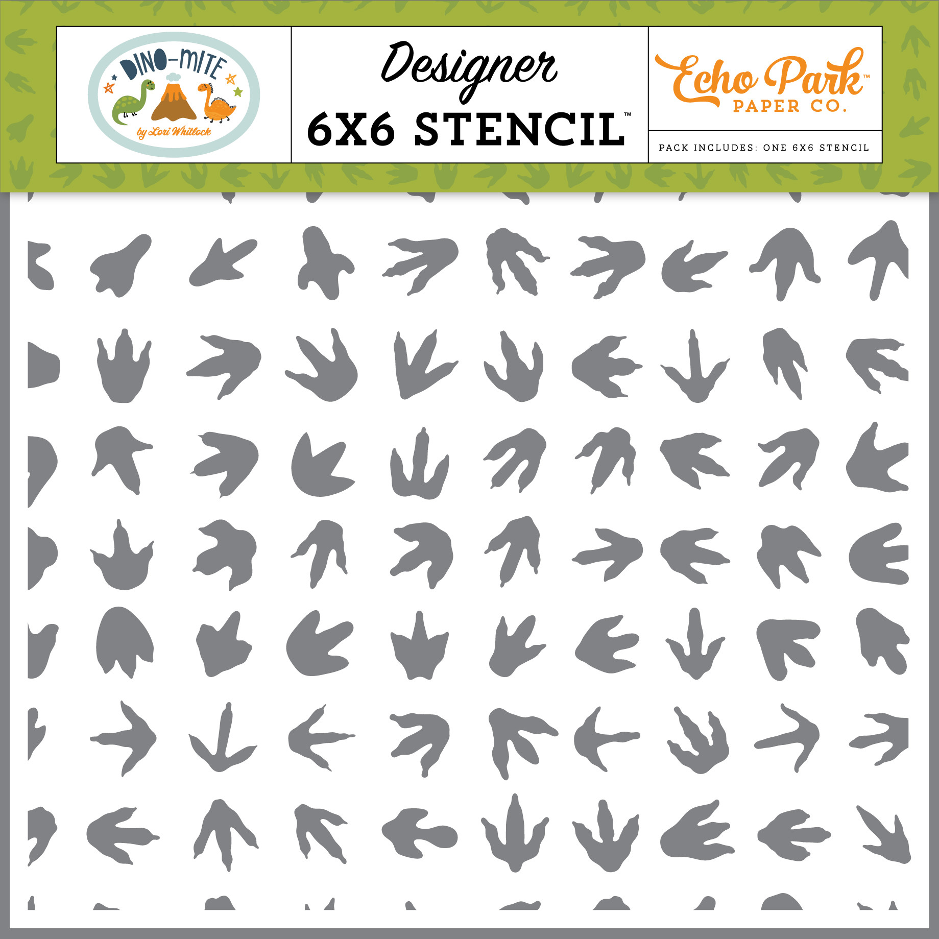dinosaur footprint craft template
