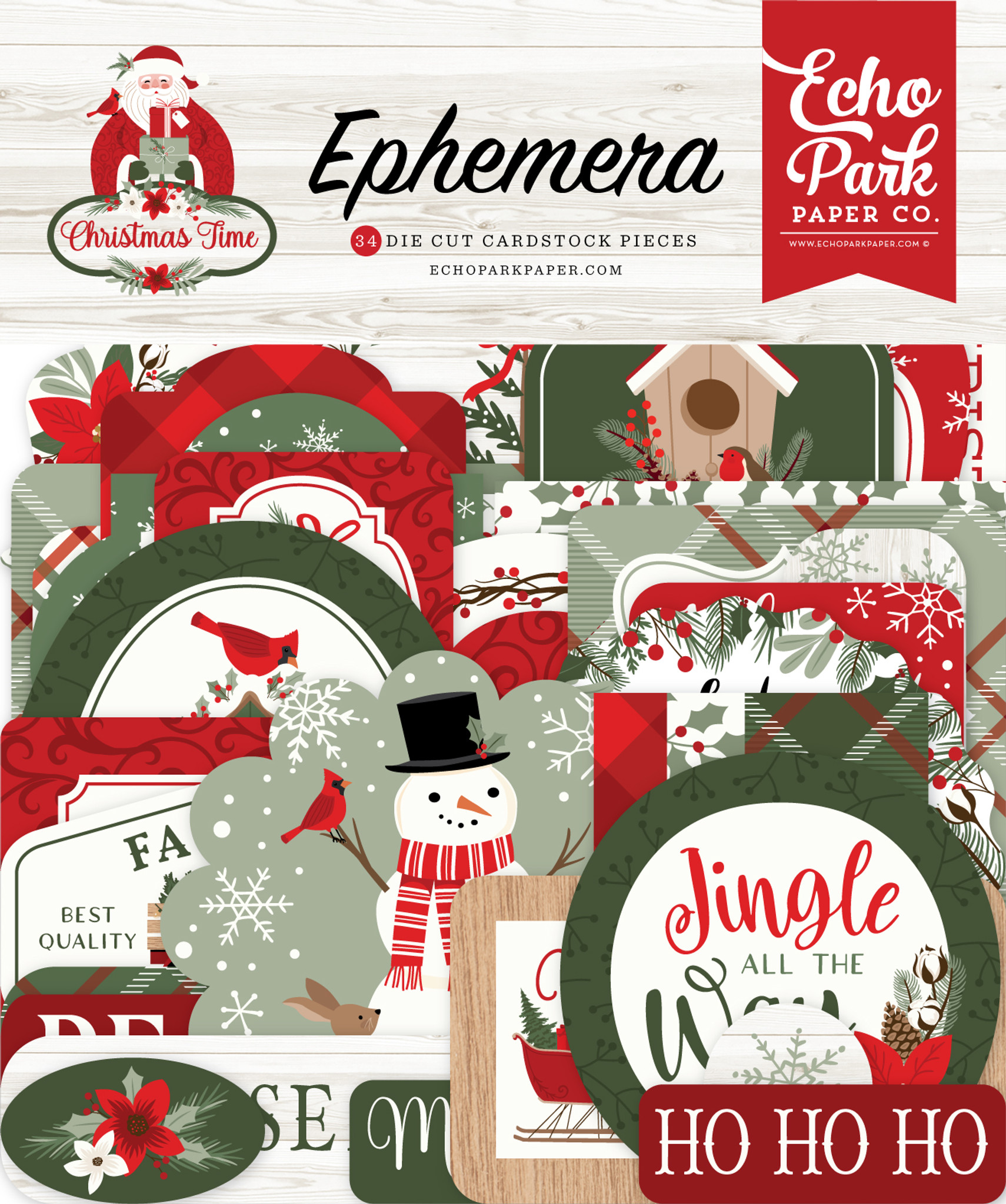 Echo Park - Christmas Salutations No. 2 - Ephemera
