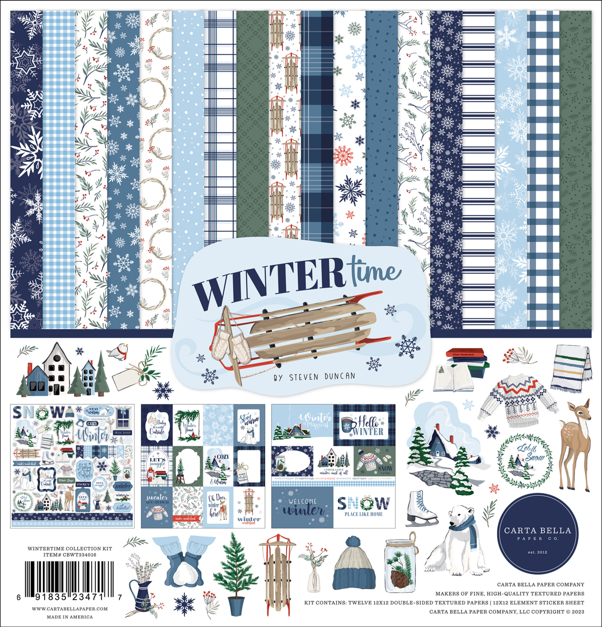 Wintertime Collection Kit - Echo Park Paper Co.