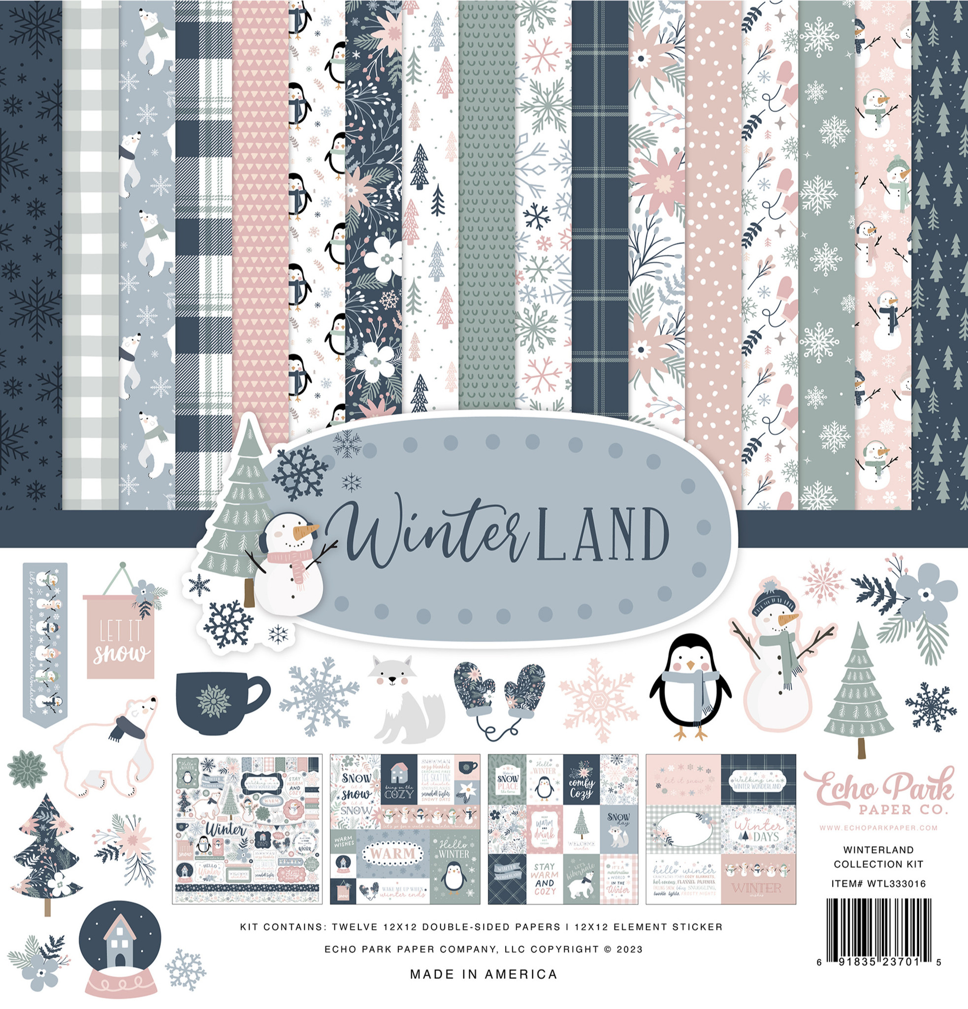 Winterland Collection Kit - Echo Park Paper Co.