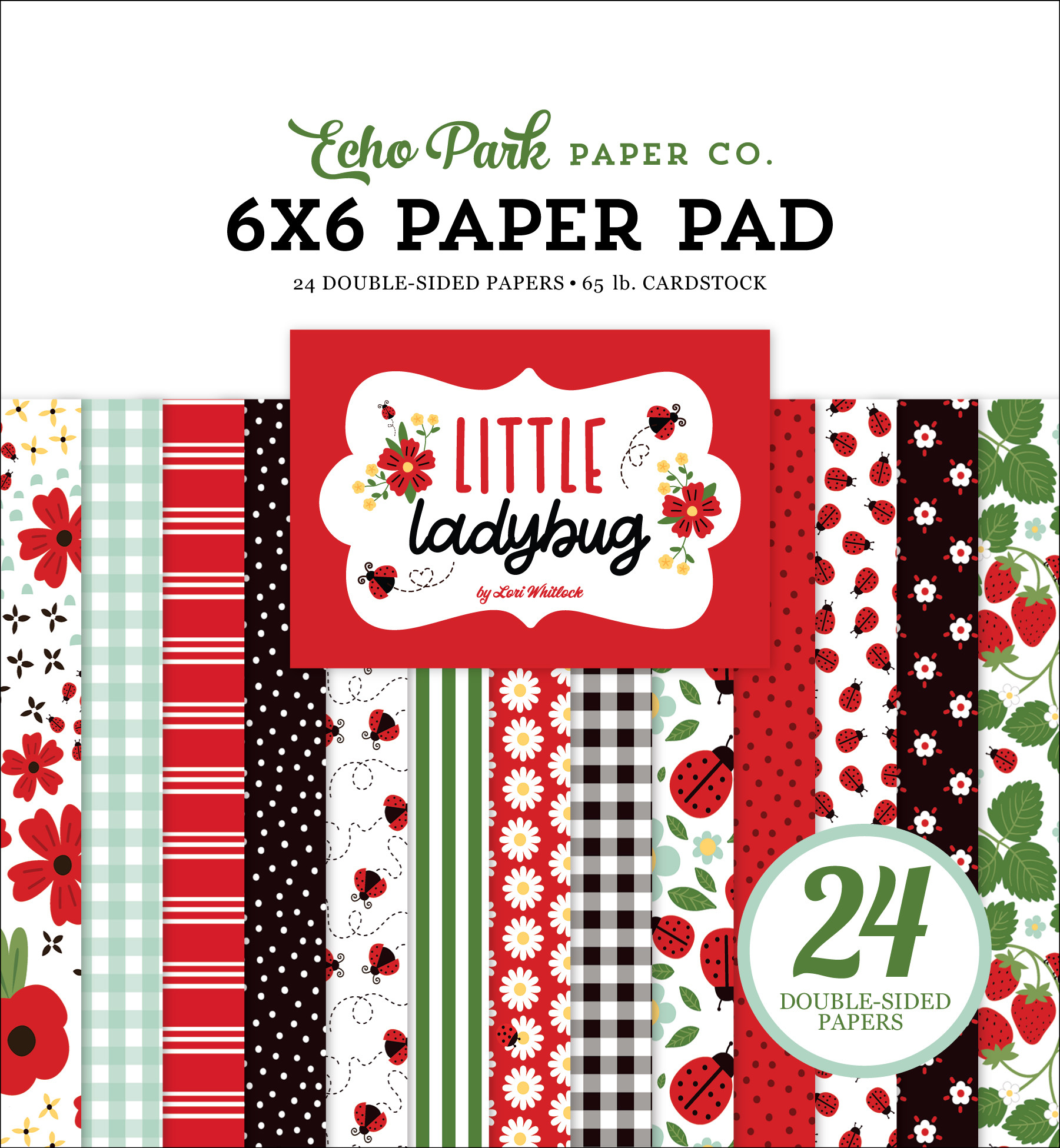 Little Ladybug 6x6 Paper Pad - Echo Park Paper Co