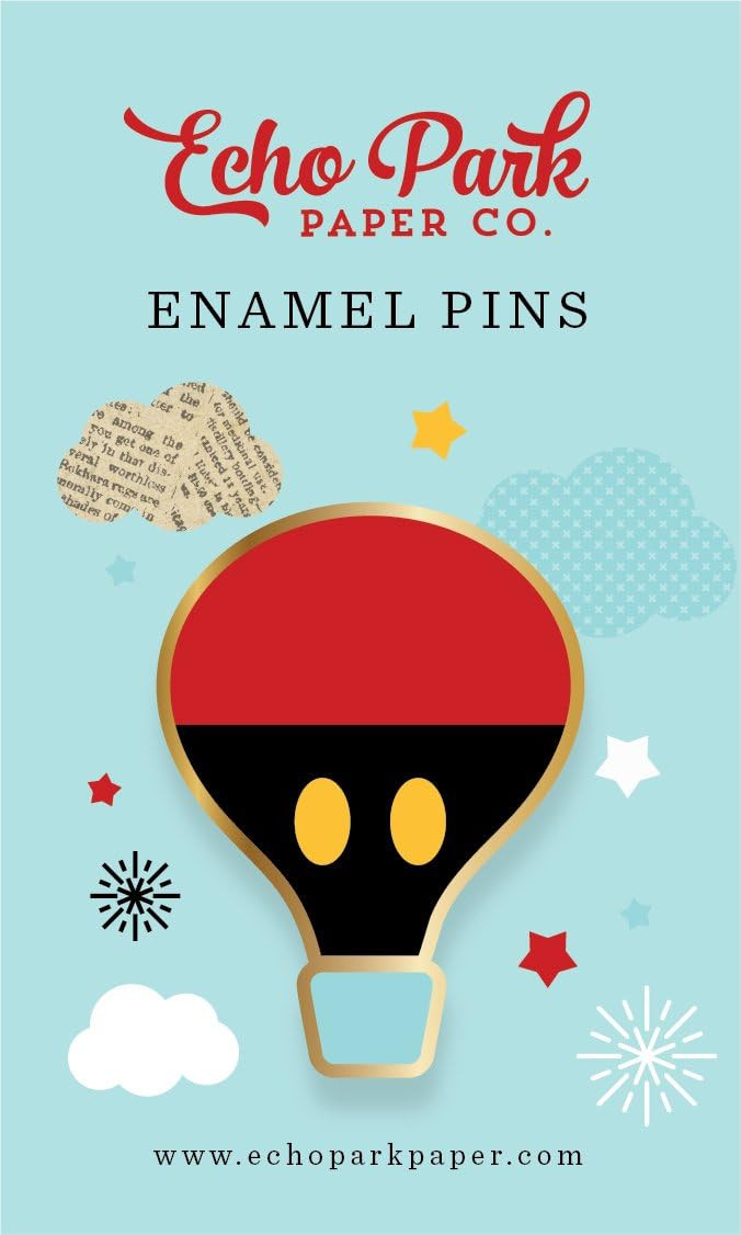Balloon Ride Enamel Pin - Echo Park Paper Co