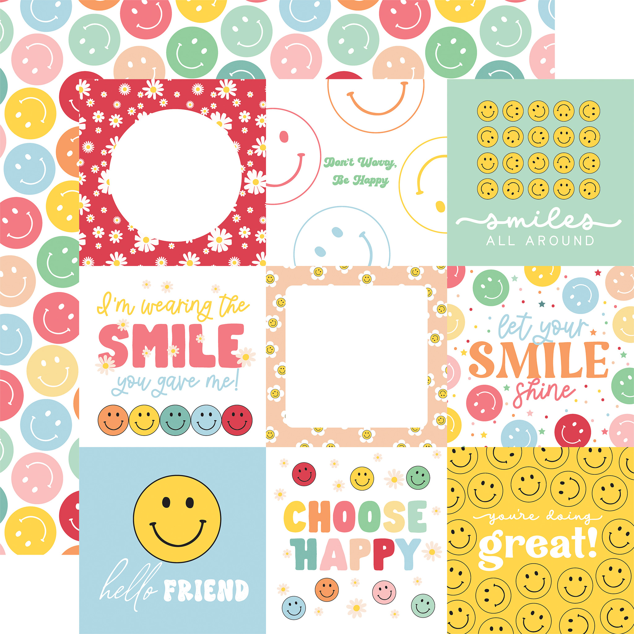 Have A Nice Day: 4x4 Journaling Cards - Echo Park Paper Co