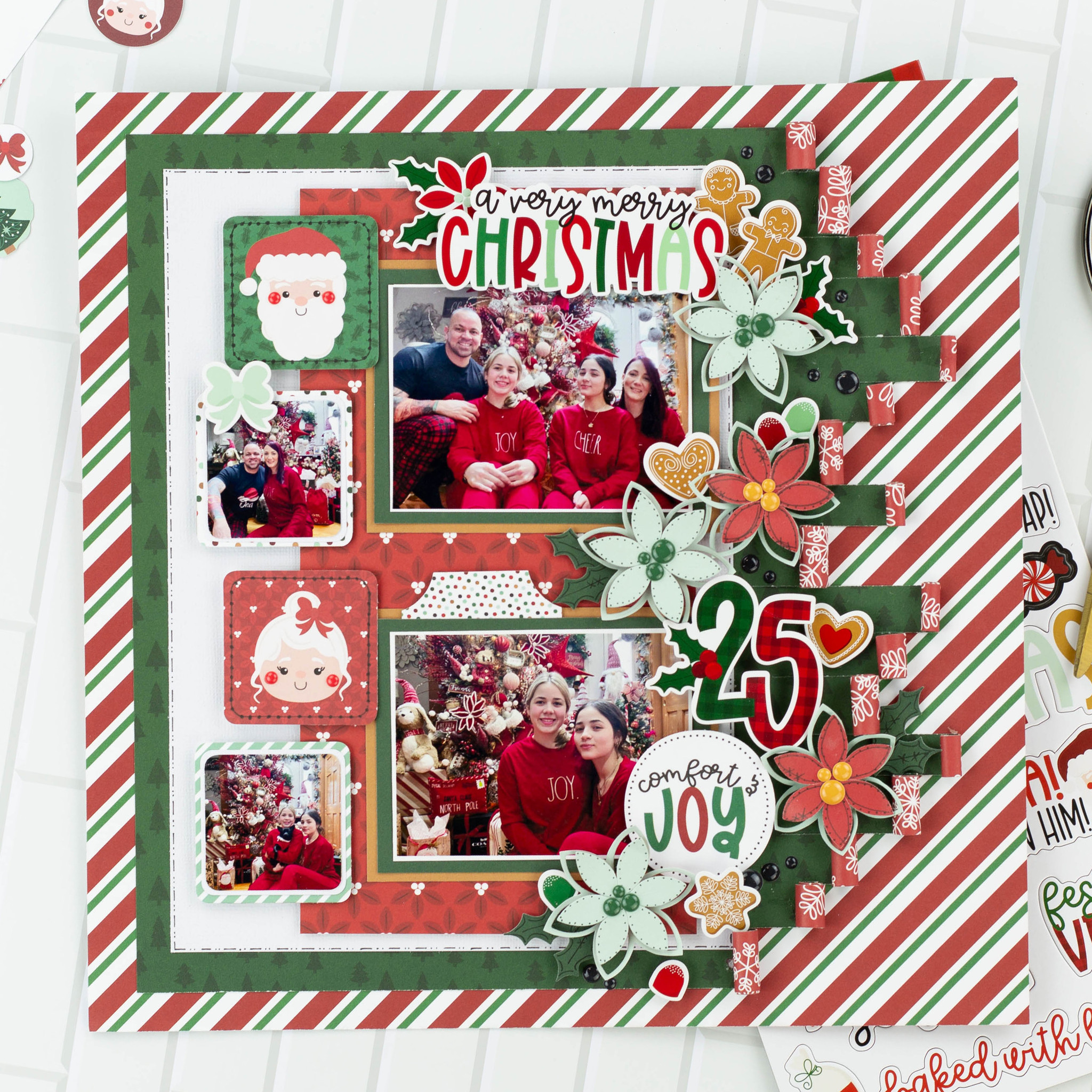 Baking Spirits Bright A Very Merry Christmas Layout Digital