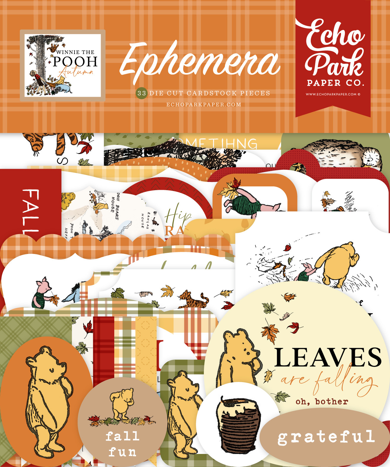 希少fragment×Winnie the Pooh Winnie The Pooh Autumn Ephemera - Echo Park Paper Co