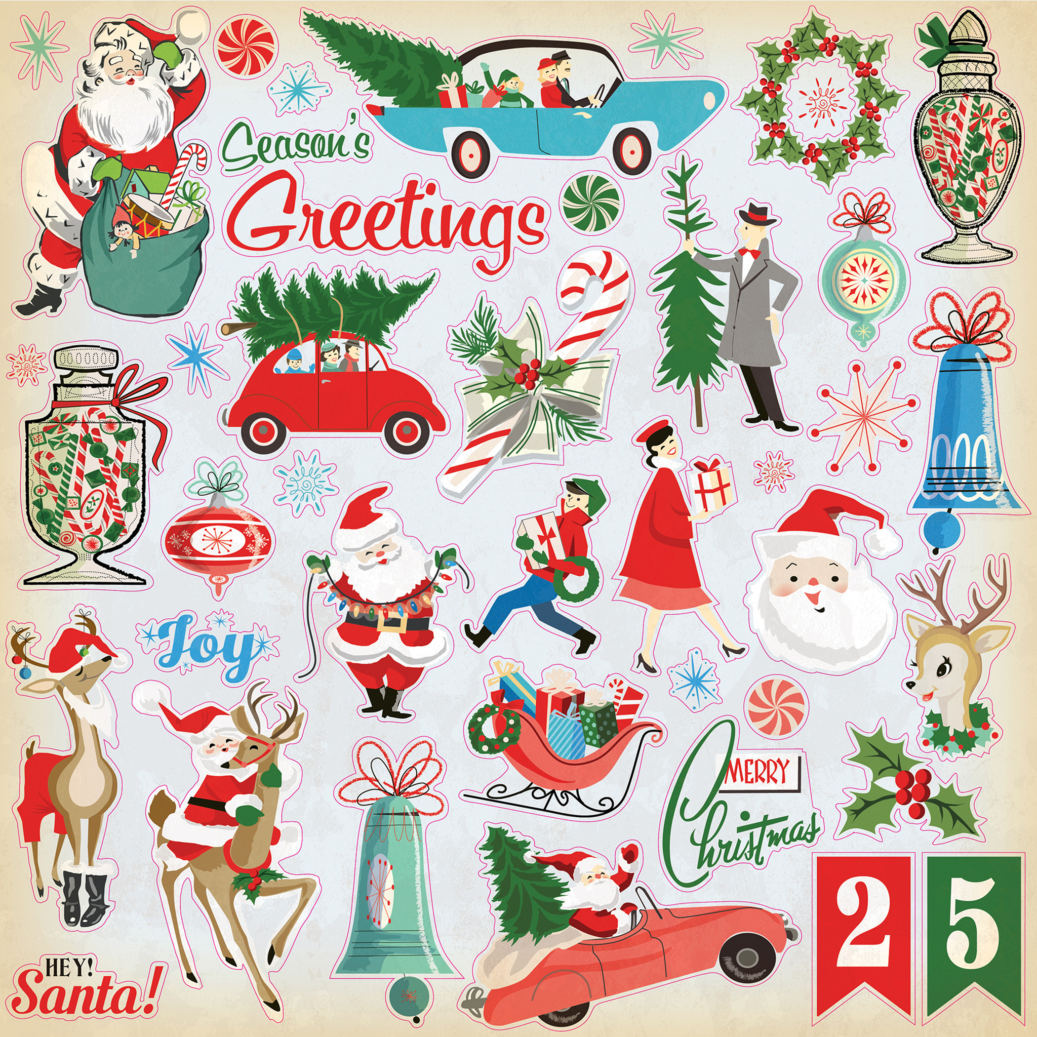 A Very Merry Christmas Sticker Sheet - Echo Park Paper Co.