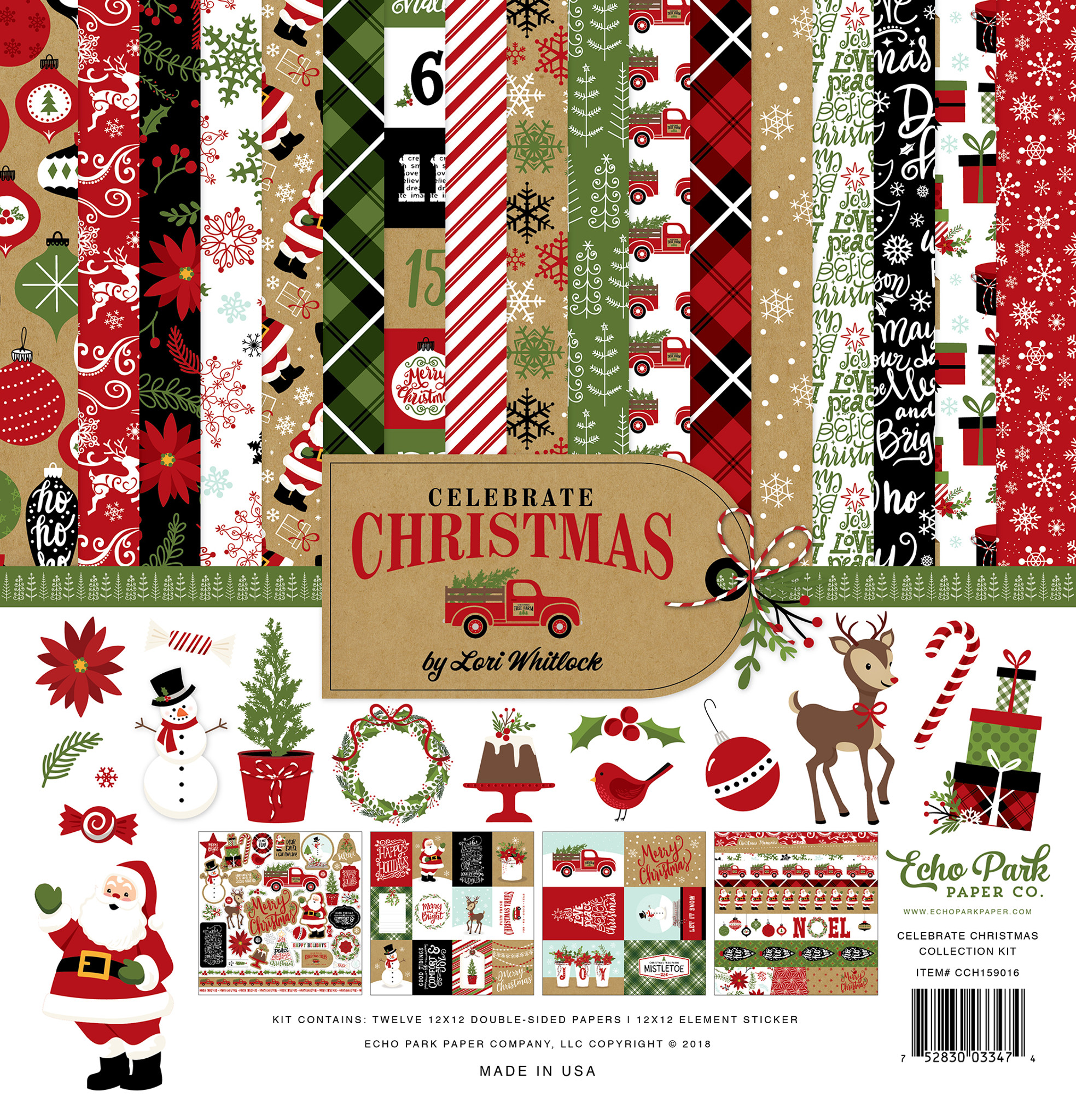 Carta Bella Paper Christmas Delivery 12 x 12 Collection Kit