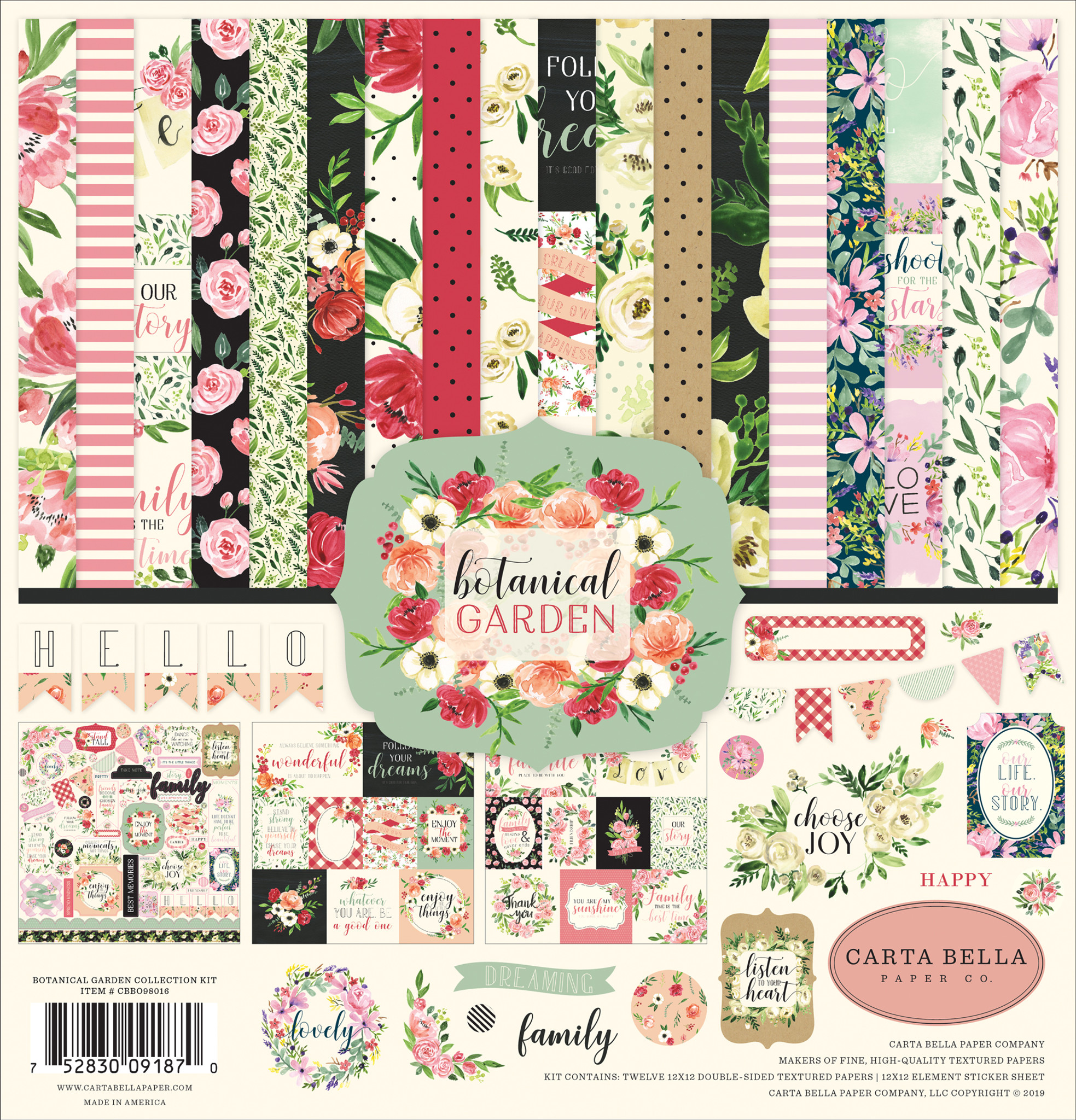 Carta Bella Flower Market Collection Kit