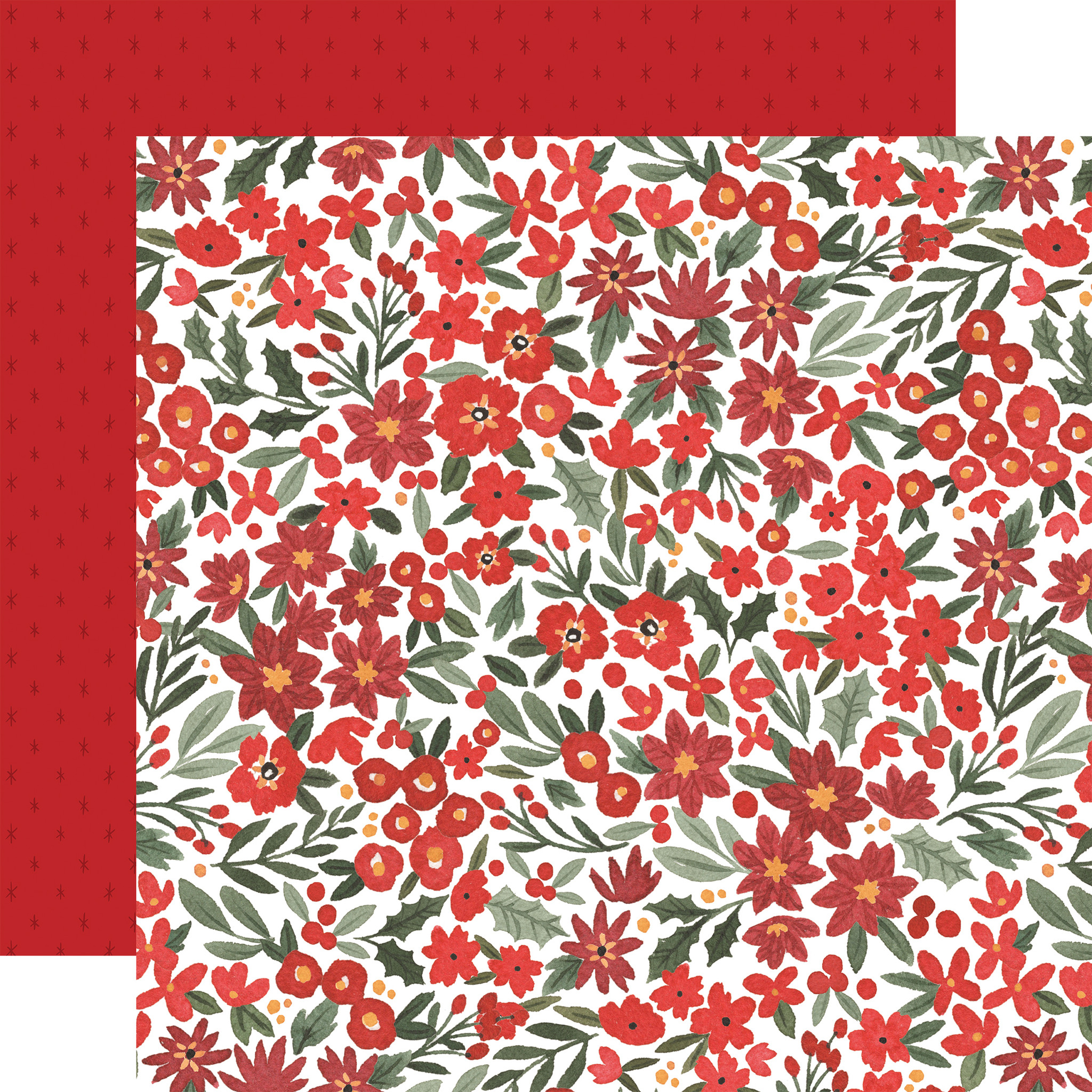 Yuletide Floral Stencil