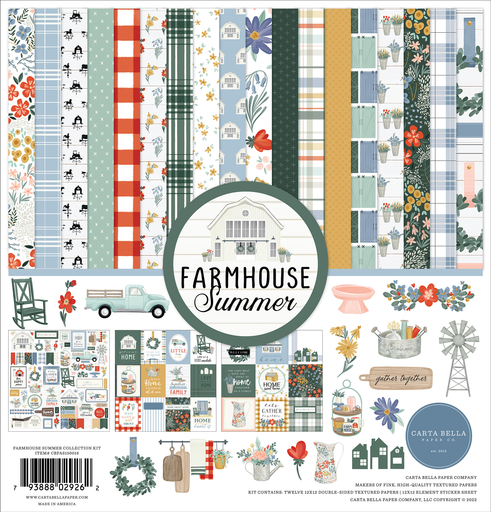 Farmhouse Summer Collection Kit - Echo Park Paper Co.