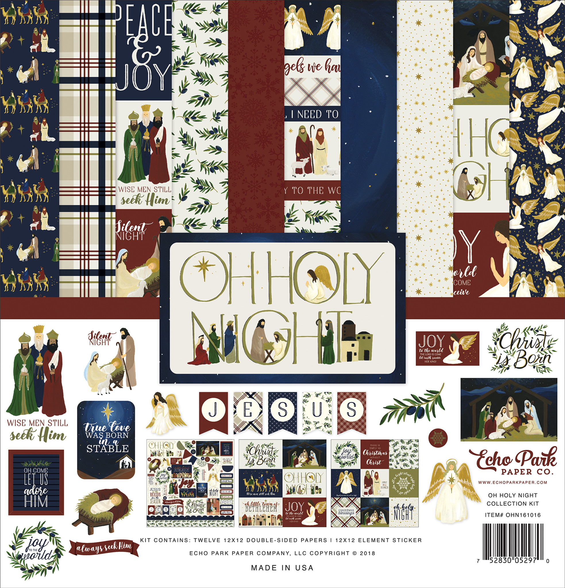 Oh Holy Night Collection Kit - Echo Park Paper Co.