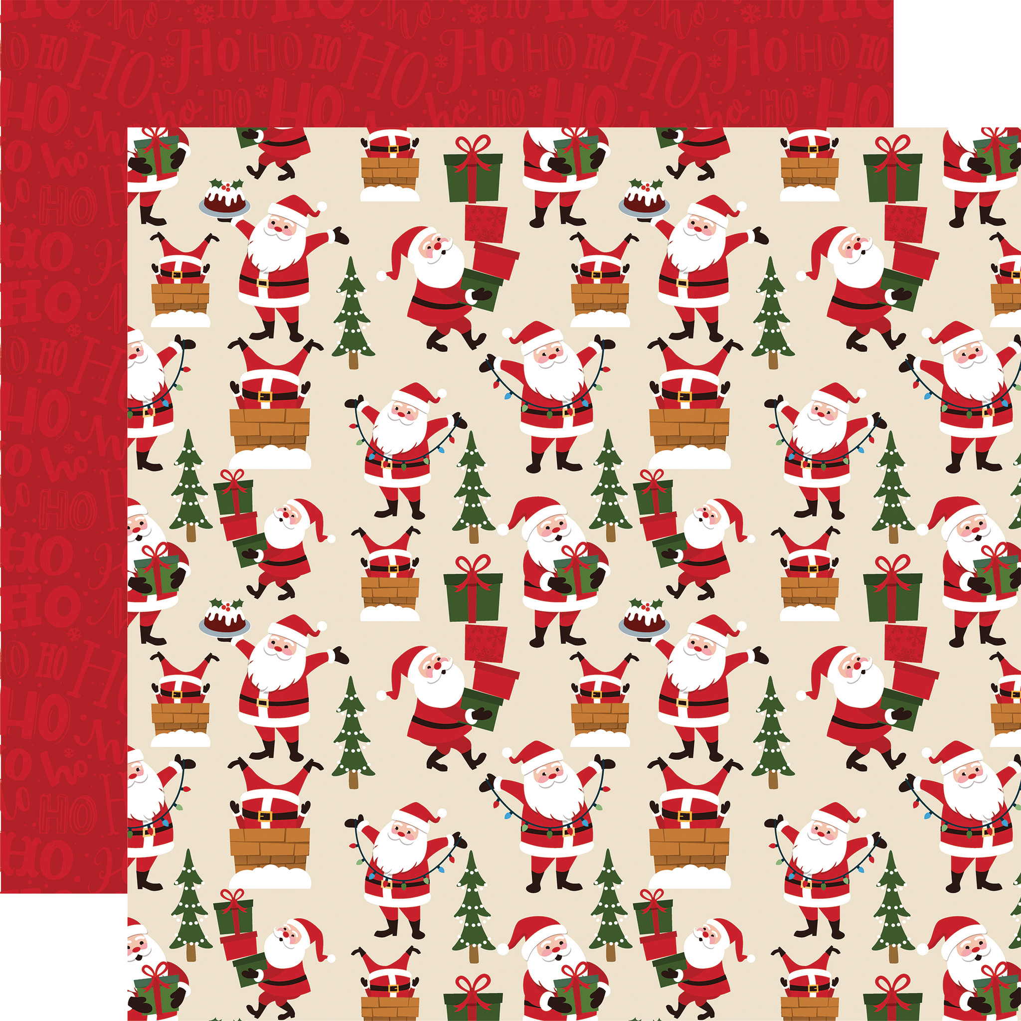 the magic of christmas: holiday prep 12x12 patterned paper - echo