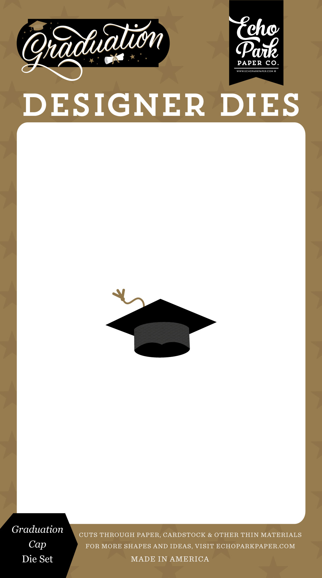 Graduation: Graduation Cap Small Die Set - Echo Park Paper Co