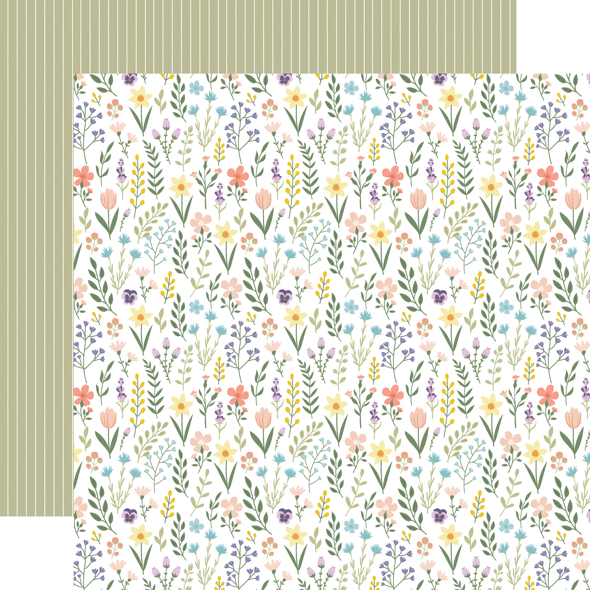 It's Spring Time: Pretty Picks 12x12 Patterned Paper - Echo