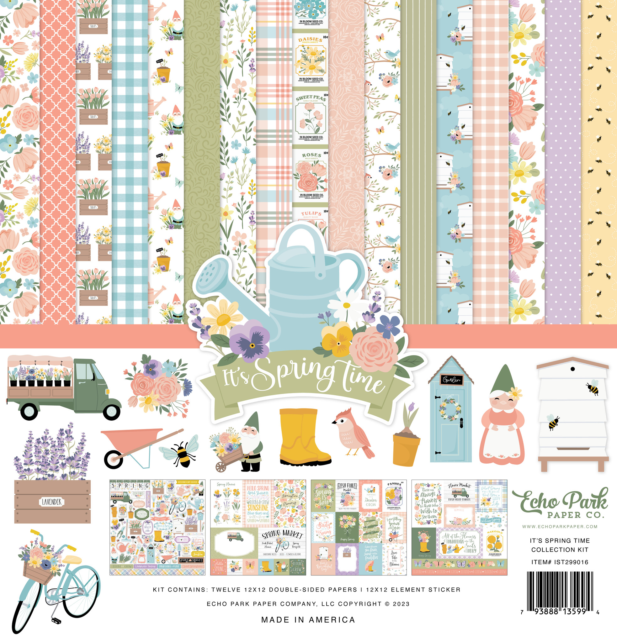 Spring Scrapbooking Papers - Like Love Do