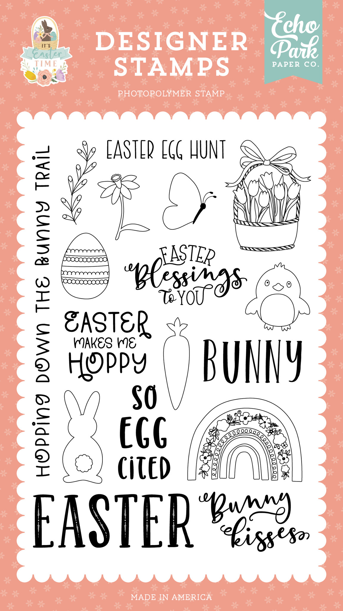 It's Easter Time: So Egg Cited Stamp Set - Echo Park Paper Co.
