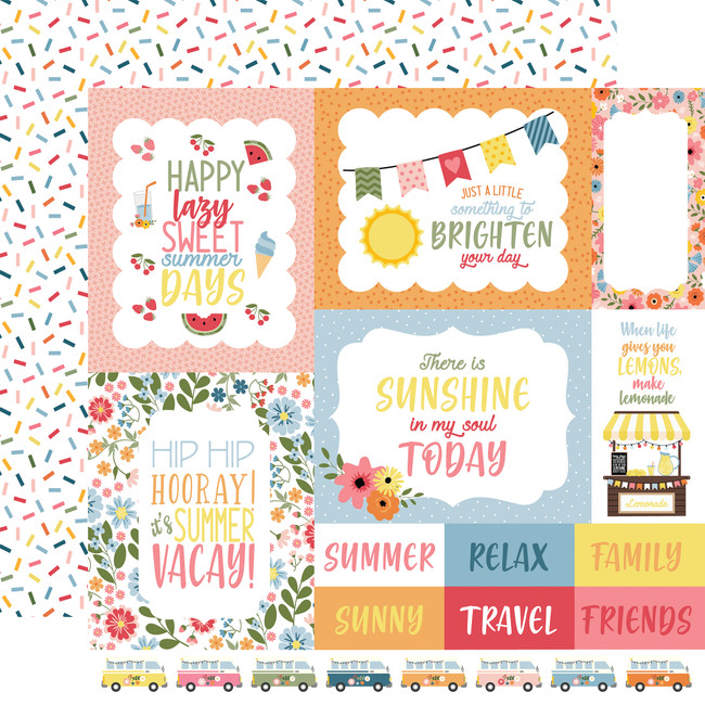 Here Comes the Sun: Multi Journanling Cards 12x12 Patterned Paper