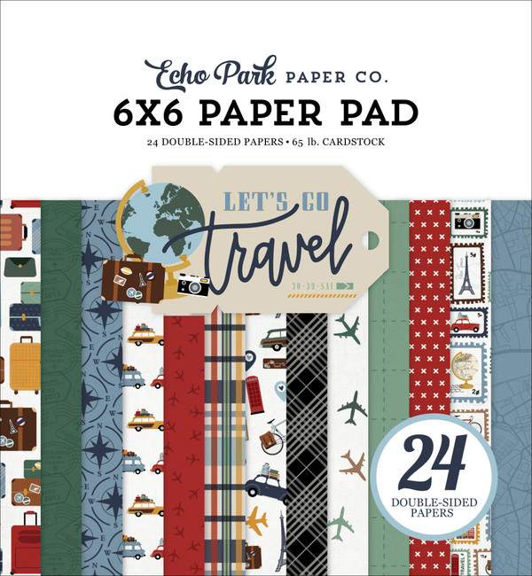 Let's Go Travel Frames & Tags - Echo Park Paper Co.