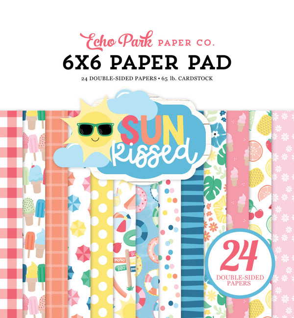 White Printed Cardstock 12x12 Solid Paper - Echo Park Paper Co.