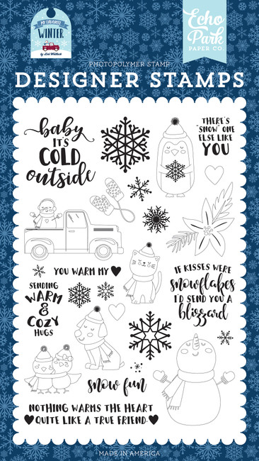 My Favorite Winter: You Warm My Heart Stamp Set