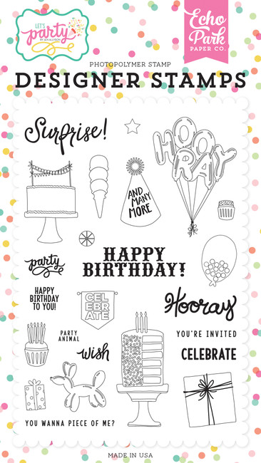Let's Party: Party Animal Stamp Set