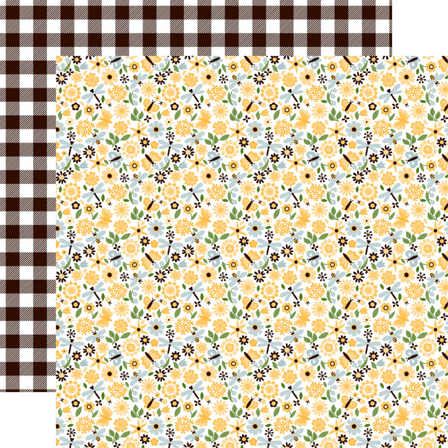 Bee Happy: Let's Bee Friends 12x12 Patterned Paper