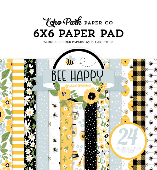 Echo Park Bee Happy 12x12 Cardstock Stickers: Elements (BH319014)