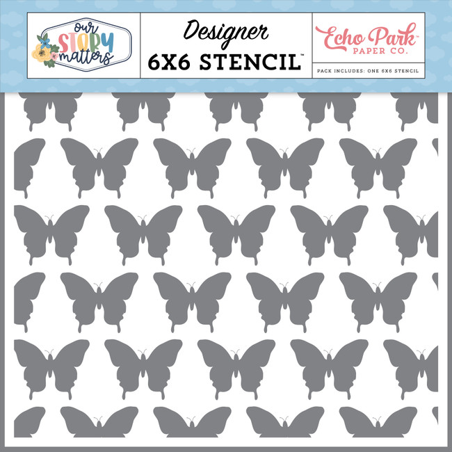 Our Story Matters: Simply The Best Butterflies Stencil
