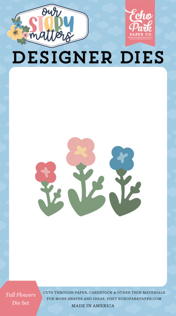 Our Story Matters: Tall Flowers Small Die Set