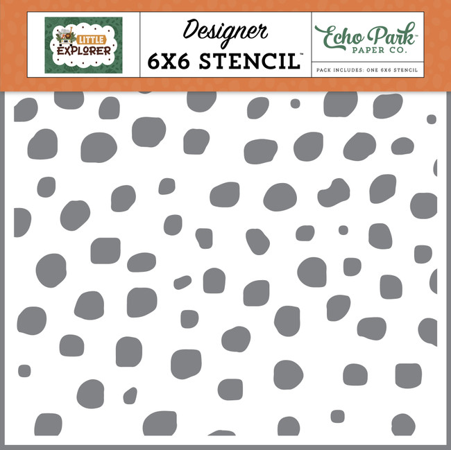 Little Explorer: Wild Animal Spots Stencil