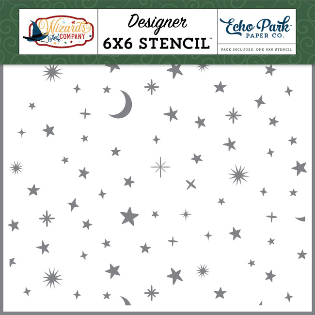 Wizards And Company: Magical Night Sky Stencil