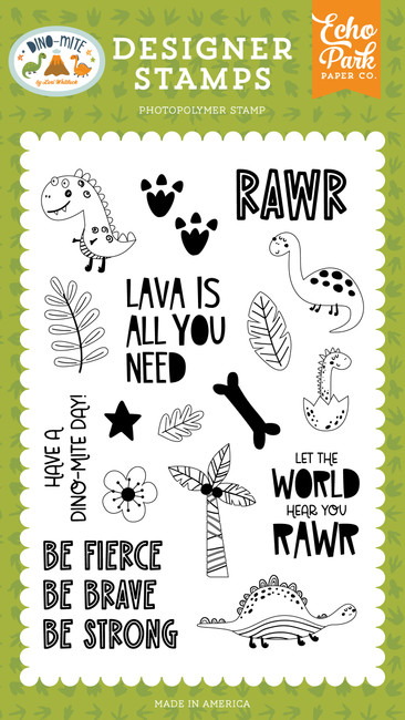 Dino-Mite: Be Fierce Stamp Set