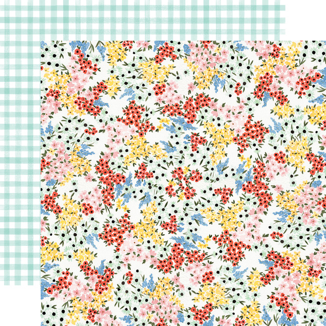 Oh Happy Day: Tiny Floral 12x12 Patterned Paper