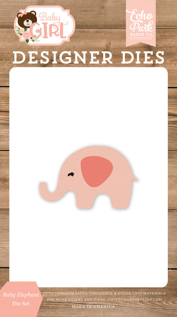 Baby Girl: Baby Elephant Small Die Set