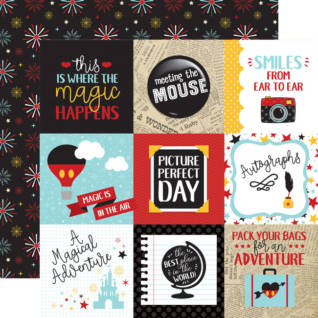 Wish Upon A Star: 4x4 Journaling Cards 12x12 Patterned Paper
