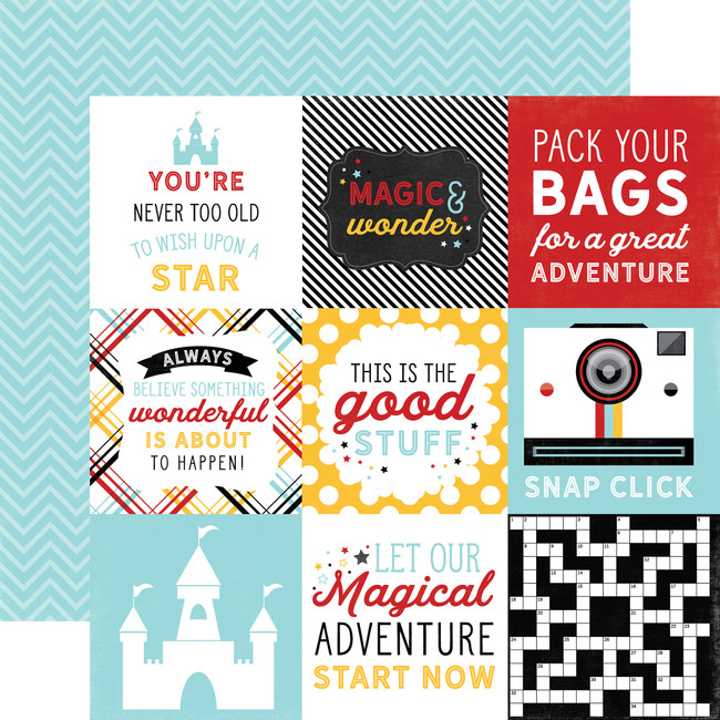 Magic & Wonder: 4x4 Journaling Cards 12x12 Patterned Paper