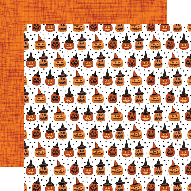 Halloween: Jack-O-Lanterns 12x12 Patterned Paper