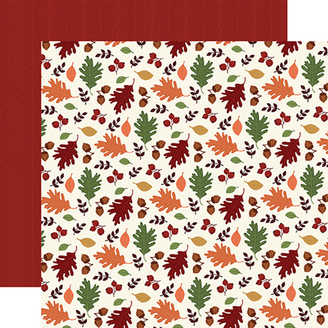 I Love Fall: Fall Is Here 12x12 Patterned Paper