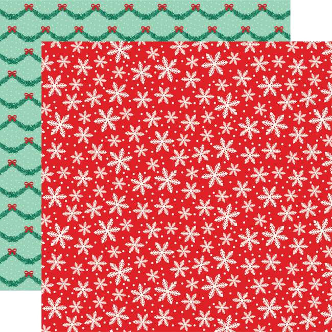 Happy Holidays: Let It Snow 12x12 Patterned Paper