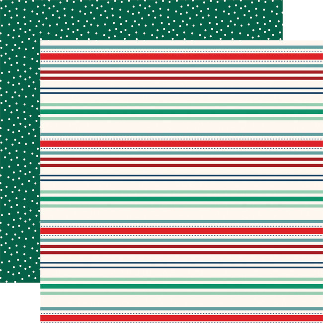 Happy Holidays: Seasonal Stripes 12x12 Patterned Paper