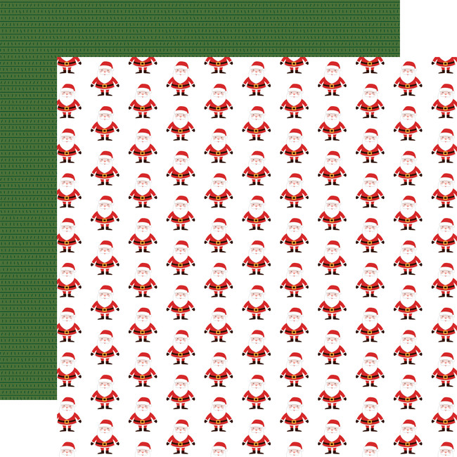 Have A Holly Jolly Christmas: Jolly Saint Nick 12x12 Patterned Paper