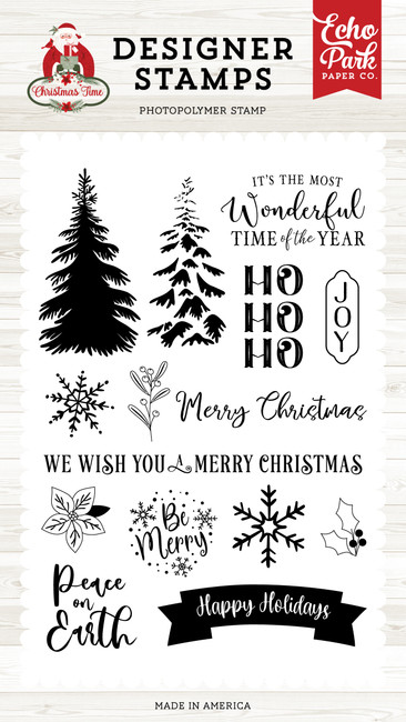 Christmas Time: Snowy Tree Stamp Set