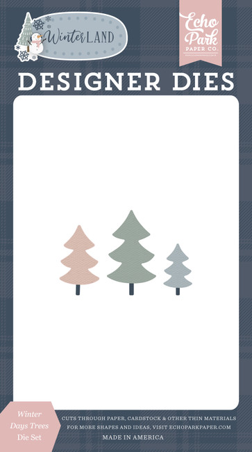 Winterland: Winter Days Trees Small Die Set