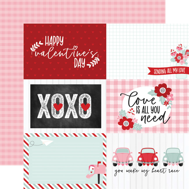 Love Notes: 6x4 Journaling Cards 12x12 Patterned Paper
