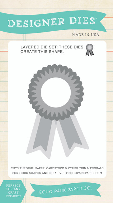 Award Ribbon Small Die Set